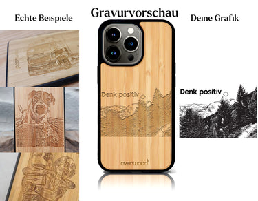 INDIVIDUELL iPhone 13 Pro Max Bambus-Kunststoff